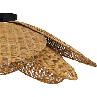 Willa Four Light Semi-Flush Mount (WLL1730MBK)