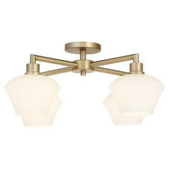 Cassini Four Light Flush Mount (3221-26-80)