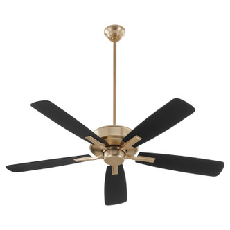 Quorum - 4525-80 - 52 Ceiling Fan - Ovation - Aged Brass