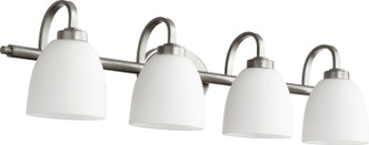 Quorum - 5060-4-64 - Four Light Vanity - Reyes - Classic Nickel