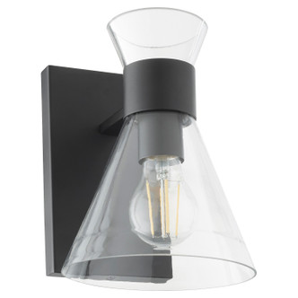 Quorum - 5119-1-259 - One Light Wall Mount - Beldar - Matte Black|Clear Glass
