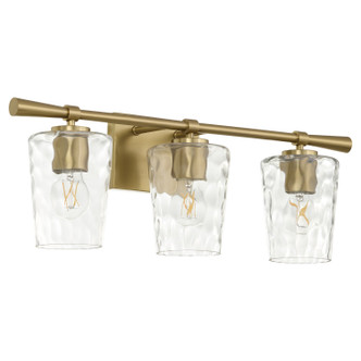 Quorum - 5204-3-80 - Three Light Vanity - Goodwin - Aged Brass Quorum - 5204-3-80 - Three Light Vanity - Goodwin - Aged Brass