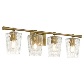 Quorum - 5204-4-80 - Four Light Vanity - Goodwin - Aged Brass Quorum - 5204-4-80 - Four Light Vanity - Goodwin - Aged Brass