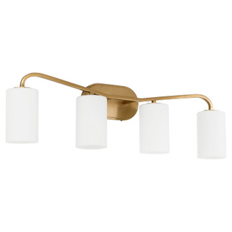 Quorum - 5307-4-47 - Four Light Vanity - Rutherford - Brushed Brass Quorum - 5307-4-47 - Four Light Vanity - Rutherford - Brushed Brass