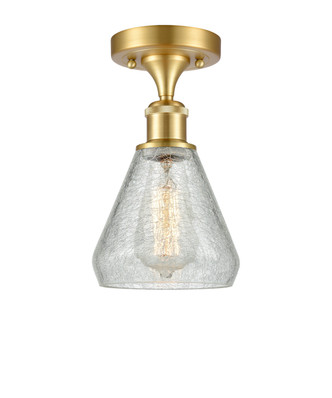 Innovations - 516-1C-SG-G275 - One Light Semi-Flush Mount - Ballston - Satin Gold