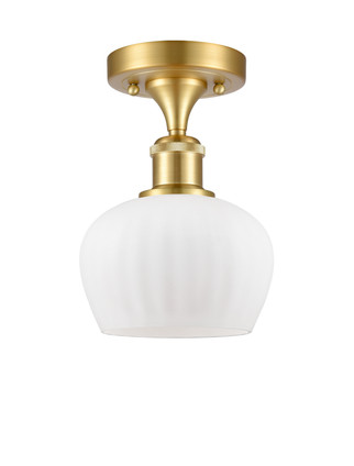 Innovations - 516-1C-SG-G91-LED - LED Semi-Flush Mount - Ballston - Satin Gold