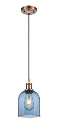 manufacturer_finish:Antique Copper|manufacturer_glass:Blue Bella|light_output:220.00lm|color_temperature:2200K|cri:99