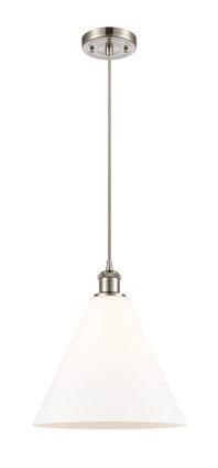 manufacturer_finish:Brushed Satin Nickel|manufacturer_glass:Matte White Cased Berkshire 12|light_output:220.00lm|color_temperature:2200K|cri:99