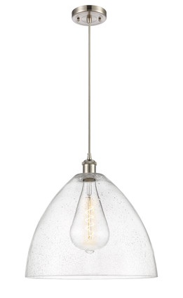 manufacturer_finish:Brushed Satin Nickel|manufacturer_glass:Seedy Bristol 16|light_output:220.00lm|color_temperature:2200K|cri:99