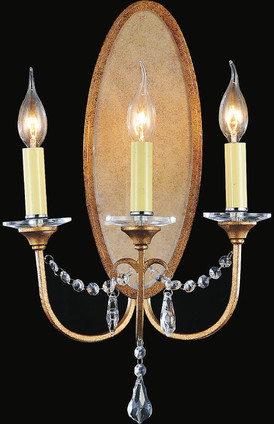 CWI Lighting - 9836W12-3-125 - Three Light Wall Sconce - Electra - Oxidized Bronze