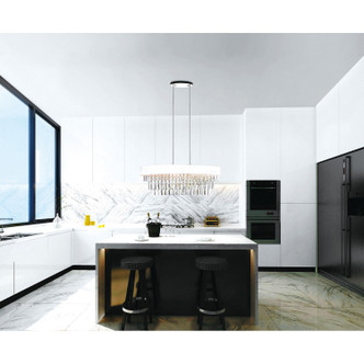 Franca Eight Light Chandelier (5523P38C-O (Off White))