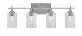 Toltec Lighting - 134-AS-3002 - Four Light Bath Bar - Uptowne - Aged Silver