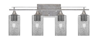 Toltec Lighting - 134-AS-542 - Four Light Bathroom Lighting - Uptowne - Aged Silver