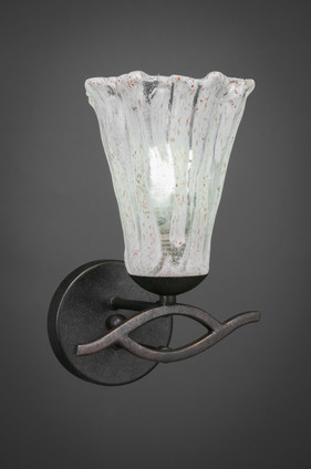 Toltec Lighting - 141-DG-729 - One Light Wall Sconce - Revo - Dark Granite