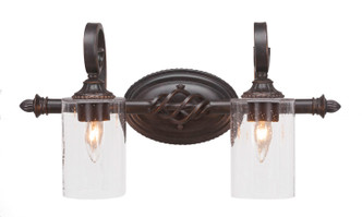 Toltec Lighting - 162-DG-300 - Two Light Bathroom Lighting - Eleganté - Dark Granite
