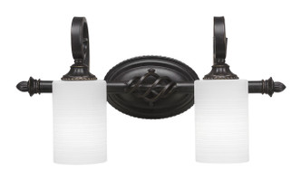 Toltec Lighting - 162-DG-4061 - Two Light Bathroom Lighting - Eleganté - Dark Granite
