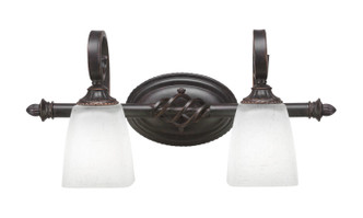 Toltec Lighting - 162-DG-460 - Two Light Bath Bar - Eleganté - Dark Granite