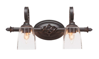 Toltec Lighting - 162-DG-461 - Two Light Bath Bar - Eleganté - Dark Granite
