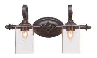 Toltec Lighting - 162-DG-530 - Two Light Bath Bar - Eleganté - Dark Granite