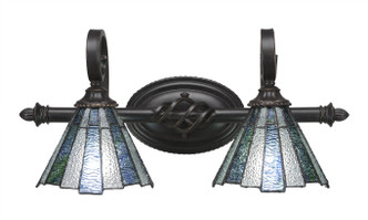Toltec Lighting - 162-DG-9325 - Two Light Bathroom Lighting - Eleganté - Dark Granite