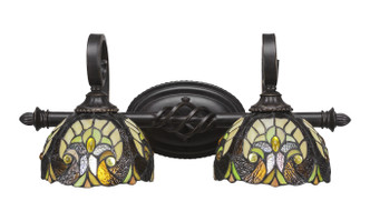 Toltec Lighting - 162-DG-9945 - Two Light Bath Bar - Eleganté - Dark Granite