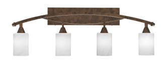 Toltec Lighting - 174-BRZ-3001 - Four Light Bath Bar - Bow - Bronze Toltec Lighting - 174-BRZ-3001 - Four Light Bath Bar - Bow - Bronze