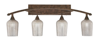 Toltec Lighting - 174-BRZ-4253 - Four Light Bath Bar - Bow - Bronze