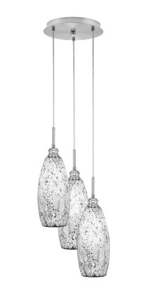 Toltec Lighting - 1816-BN-416 - Three Light Pendalier - Array - Brushed Nickel