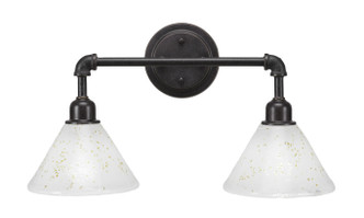 Toltec Lighting - 182-DG-7145 - Two Light Bath Bar - Vintage - Dark Granite