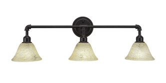 Toltec Lighting - 183-DG-508 - Three Light Bath Bar - Vintage - Dark Granite