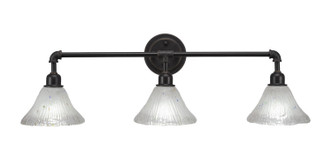 Toltec Lighting - 183-DG-751 - Three Light Bath Bar - Vintage - Dark Granite