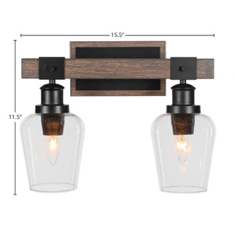 Tacoma Two Light Bathroom Lighting (1842-MBDW-210)