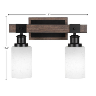 Tacoma Two Light Bathroom Lighting (1842-MBDW-310) Tacoma Two Light Bathroom Lighting (1842-MBDW-310)