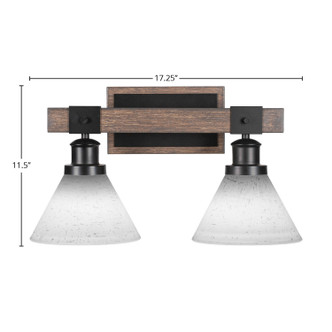 Tacoma Two Light Bath Bar (1842-MBDW-312)