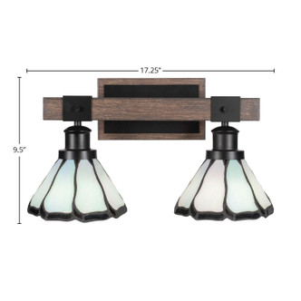 Tacoma Two Light Bath Bar (1842-MBDW-9125)