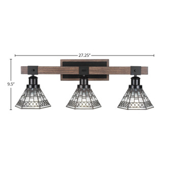 Tacoma Three Light Bath Bar (1843-MBDW-9105)