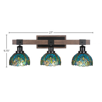 Tacoma Three Light Bathroom Lighting (1843-MBDW-9925) Tacoma Three Light Bathroom Lighting (1843-MBDW-9925)