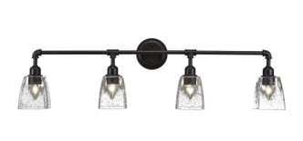 Toltec Lighting - 184-DG-461 - Four Light Bath Bar - Vintage - Dark Granite