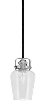 Toltec Lighting - 1941-MBBN-210 - One Light Mini Pendant - Easton - Matte Black & Brushed Nickel