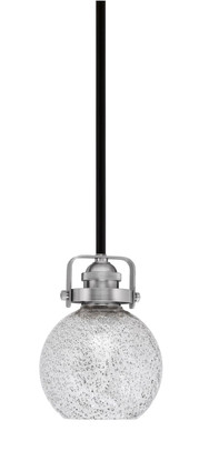 Toltec Lighting - 1941-MBBN-4102 - One Light Mini Pendant - Easton - Matte Black & Brushed Nickel