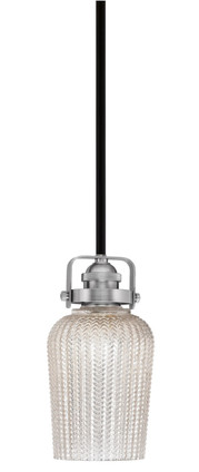 Toltec Lighting - 1941-MBBN-4253 - One Light Mini Pendant - Easton - Matte Black & Brushed Nickel