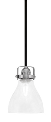 Toltec Lighting - 1941-MBBN-4760 - One Light Mini Pendant - Easton - Matte Black & Brushed Nickel