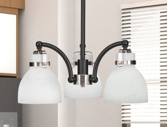 Easton Three Light Chandelier (1943-MBBN-4111)