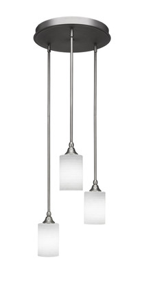 Toltec Lighting - 2143-BN-4061 - Three Light Mini Pendant - Empire - Brushed Nickel