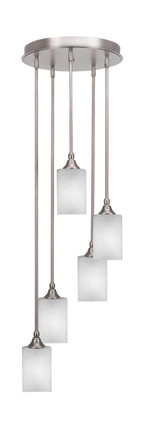 Toltec Lighting - 2145-BN-531 - Five Light Pendalier - Empire - Brushed Nickel