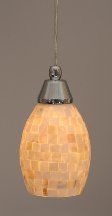Toltec Lighting - 22-CH-406 - One Light Mini Pendant - Any - Chrome