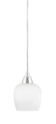 Toltec Lighting - 22-CH-4811 - One Light Mini Pendant - Any - Chrome