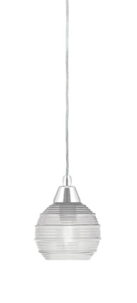 Toltec Lighting - 22-CH-5110 - One Light Mini Pendant - Any - Chrome