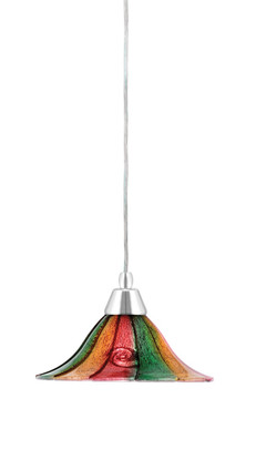 Toltec Lighting - 22-CH-763 - One Light Mini Pendant - Any - Chrome