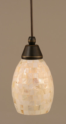 Toltec Lighting - 22-DG-406 - One Light Mini Pendant - Any - Dark Granite
